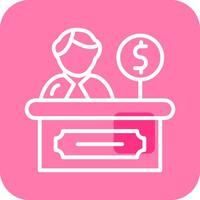 Cashier Vector Icon