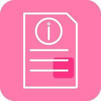 Information Document Vector Icon