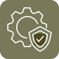 Protected System Vector Icon