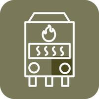 Gas Furnace Vector Icon