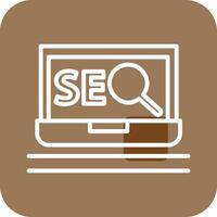 seo etiqueta vector icono