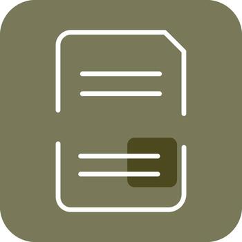 Split Document Vector Icon