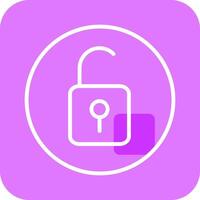 Open Lock II Vector Icon