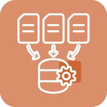 Data Processing Vector Icon