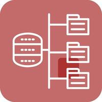 datos estructura vector icono