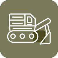 Excavator Vector Icon