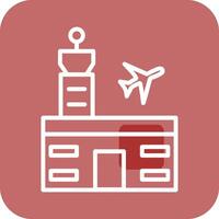 Airport Building Vector Icon