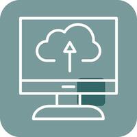 Cloud Backup Vector Icon