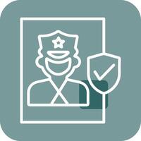 Cinema Security Guard Vector Icon