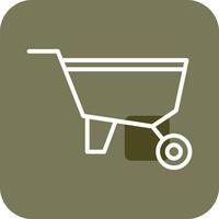 Wheelbarrow Vector Icon