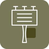 Signboard Vector Icon