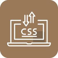 CSS Laptop Vector Icon