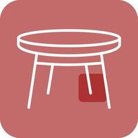 Small Table Vector Icon