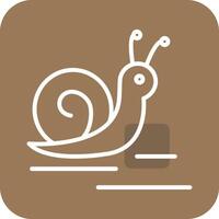 icono de vector de caracol