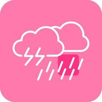 icono de vector de lluvia