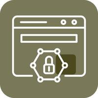 Web Protected Vector Icon