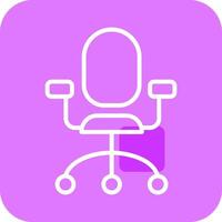 Revolving Chair Vector Icon