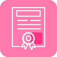 Certificate Vector Icon