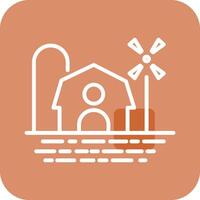 Farm House Vector Icon