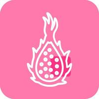 Dragon Fruit Vector Icon