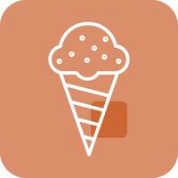 icono de vector de helado