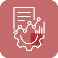 administrar icono de vector de datos