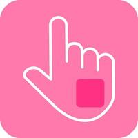 Raised Finger Vector Icon