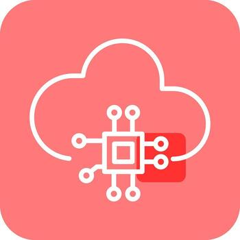 Cloud Computing Vector Icon
