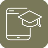 Digital Learning Vector Icon
