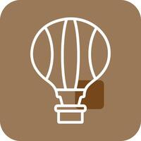 Hot Air Balloon Vector Icon