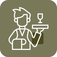 Waiter Vector Icon