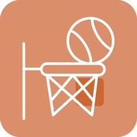 icono de vector de baloncesto