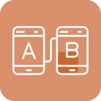 AB Testing Vector Icon