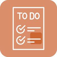 Today to Done Checklist Vector Icon