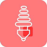 Energy Saver Bulb Vector Icon