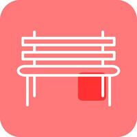 Garden Bench Vector Icon