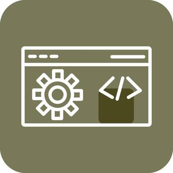 código mejoramiento vector icono