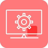 Computer Settings Vector Icon