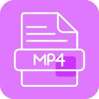 MP4 Vector Icon