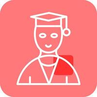 Male Graduate Vector Icon