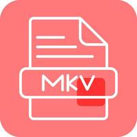 icono de vector mkv