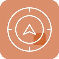 Directional Compass Vector Icon