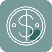 Dollar Coin Vector Icon