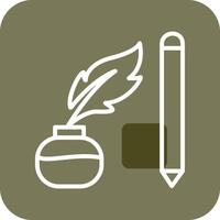 Writing Equipment Vector Icon