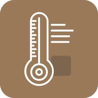 icono de vector de temperatura