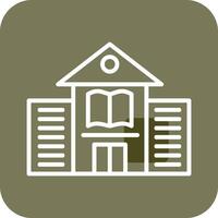 Library Building Vector Icon