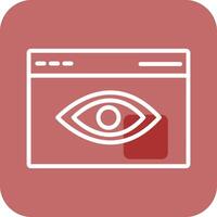 Web Visibility Vector Icon