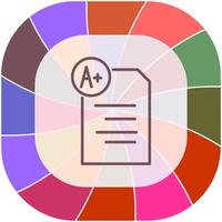 Graded Paper Vector Icon