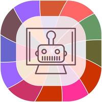 Artificial Bot Vector Icon