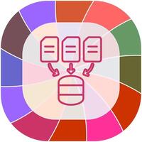 icono de vector de recopilación de datos